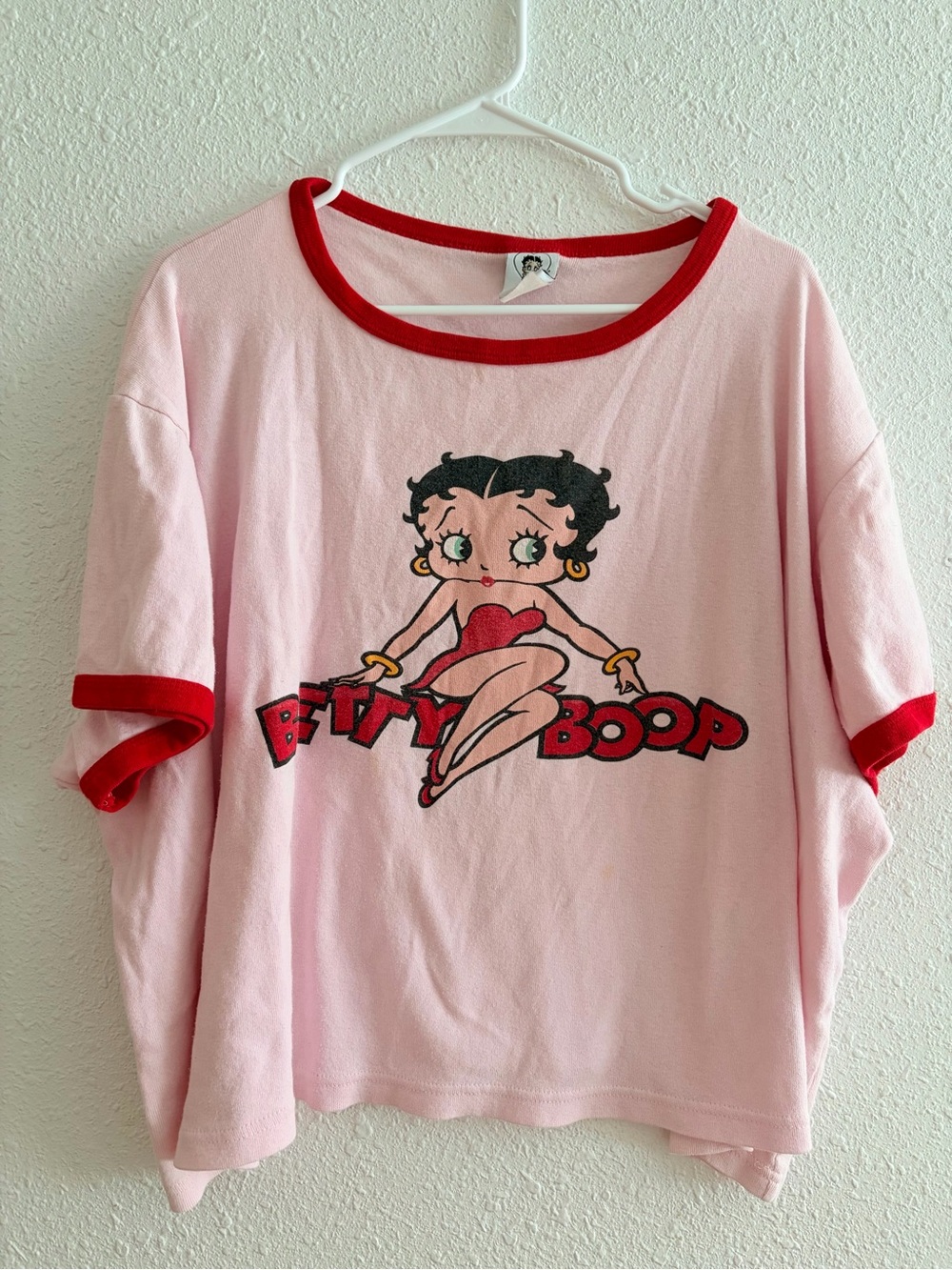 Vintage Women’s Betty Boop Ringer Tee